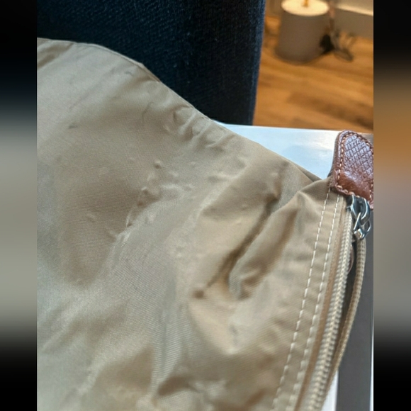 Longchamp Pliage Large Capacity Olive Khaki FawnDuffle/ HAS CALL OUTS SEE PHOTOS - Picture 12 of 16